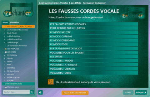 Formation Les Fausses Cordes Vocales